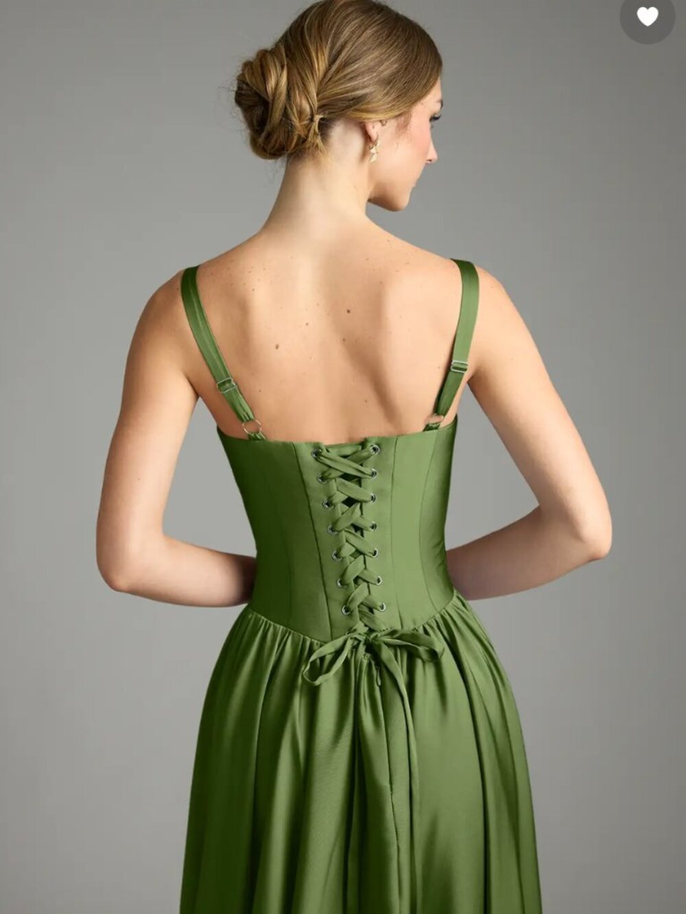 Azazie Evadina Bridesmaid Dress Color Juniper - Picture 6 of 11